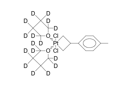 Dichloro-bis(octadeuterio-furan)-(2-P-tolyl-propane-1,3-diyl) platinum