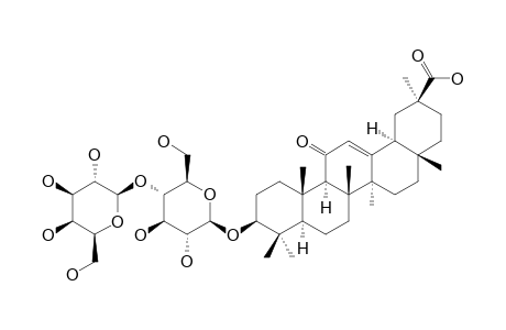 BETA-D-GALACTOPYRANOSYL-(1->4)-BETA-D-GLUCOPYRANOSYL-3-O-18-ALPHA-GLYCYRRHETIC-ACID