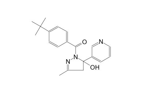 1H-pyrazol-5-ol, 1-[4-(1,1-dimethylethyl)benzoyl]-4,5-dihydro-3-methyl-5-(3-pyridinyl)-