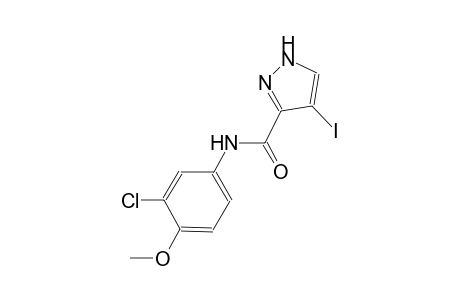N-(3-chloro-4-methoxyphenyl)-4-iodo-1H-pyrazole-3-carboxamide