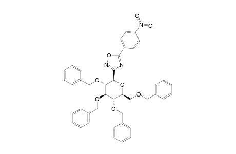 5-(PARA-NITROPHENYL)-3-C-(2,3,4,6-TETRA-O-BENZYL-BETA-D-GLUCOPYRANOSYL)-1,2,4-OXADIAZOLE