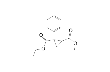 Ethyl 1-phenyl-2-carbomethoxycyclopropanecarboxylate