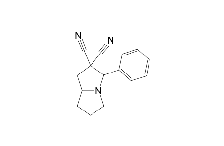 1-Phenyltetrahydro-1H-pyrrolizine-2,2(3H)dicarbonitrile