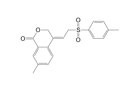 1H-2-Benzopyran-1-one, 3,4-dihydro-7-methyl-4-[2-[(4-methylphenyl)sulfonyl]ethylidene]-, (Z)-