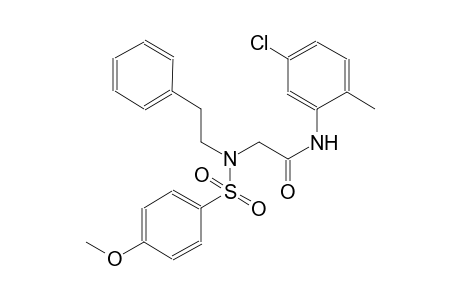 acetamide, N-(5-chloro-2-methylphenyl)-2-[[(4-methoxyphenyl)sulfonyl](2-phenylethyl)amino]-