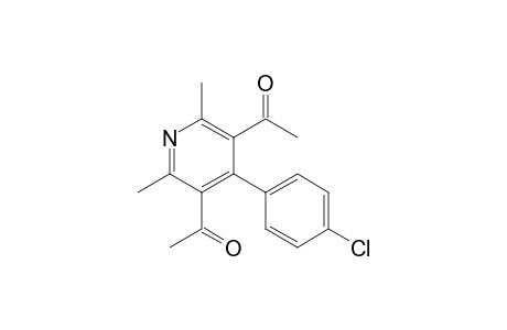 1-[4-(4-chlorophenyl)-5-ethanoyl-2,6-dimethyl-pyridin-3-yl]ethanone