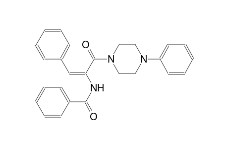 benzamide, N-[(E)-2-phenyl-1-[(4-phenyl-1-piperazinyl)carbonyl]ethenyl]-
