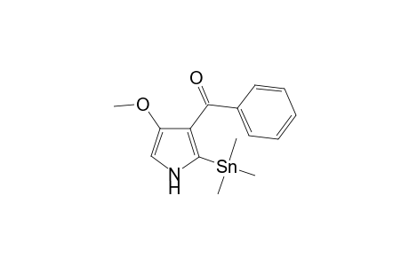 3-Methoxycarbonyl-4-phenyl-2-(trimethylstannyl)pyrrole