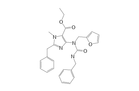 2-(benzyl)-5-(benzylcarbamoyl-(2-furylmethyl)amino)-3-methyl-imidazole-4-carboxylic acid ethyl ester