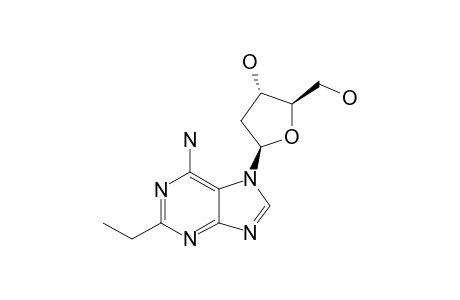 7-(2-DEOXY-BETA-D-ERYTHRO-PENTOFURANOSYL)-2-ETHYLADENINE