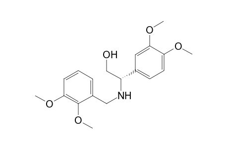 (2S)-2-(3,4-dimethoxyphenyl)-2-(o-veratrylamino)ethanol