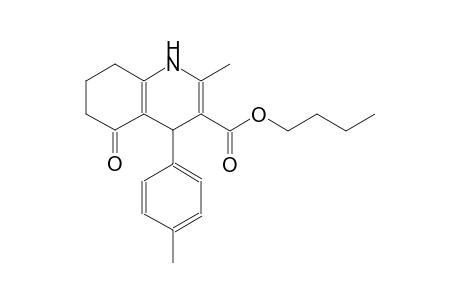 butyl 2-methyl-4-(4-methylphenyl)-5-oxo-1,4,5,6,7,8-hexahydro-3-quinolinecarboxylate