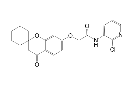 N-(2-chloropyridin-3-yl)-2-((4-oxospiro[chroman-2,1'-cyclohexan]-7-yl)oxy)acetamide