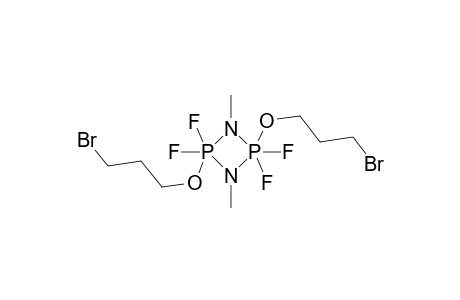 1,3,2,4-Diazadiphosphetidine, 2,4-bis(3-bromopropoxy)-2,2,4,4-tetrafluoro-2,2,4,4-tetrahydro-1,3-dimethyl-