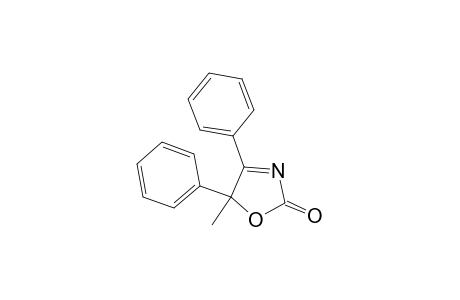 5-Methyl-4,5-diphenyl-delta3-oxazol-2-one
