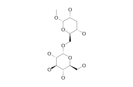 METHYL-3-DEOXY-6-0-(ALPHA-D-GLUCOPYRANOSYL)-ALPHA-D-RIBOHEXAPYRANOSIDE