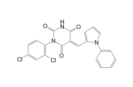 (5E)-1-(2,4-dichlorophenyl)-5-[(1-phenyl-1H-pyrrol-2-yl)methylene]-2,4,6(1H,3H,5H)-pyrimidinetrione