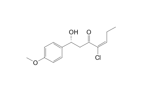 (1R,4E)-4-Chloro-1-hydroxy-1-(4-methoxyphenyl)hept-4-en-3-one