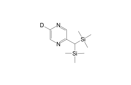 2-(Bis(trimethylsilyl)methyl)-5-deuteropyrazine
