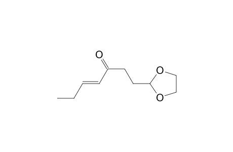 (E)-2-(3-Oxo-4-heptenyl)-1,3-dioxolane