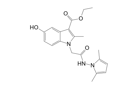 Ethyl 1-(2-((2,5-dimethyl-1H-pyrrol-1-yl)amino)-2-oxoethyl)-5-hydroxy-2-methyl-1H-indole-3-carboxylate