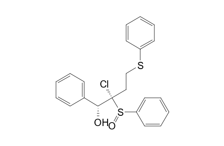 Benzenemethanol, .alpha.-[1-chloro-1-(phenylsulfinyl)-3-(phenylthio)propyl]-, [.alpha.R*(1S*)]-