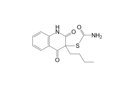 S-(3-Butyl-2,4-dioxo-1,2,3,4-tetrahydroquinolin-3-yl)thiocarbamate