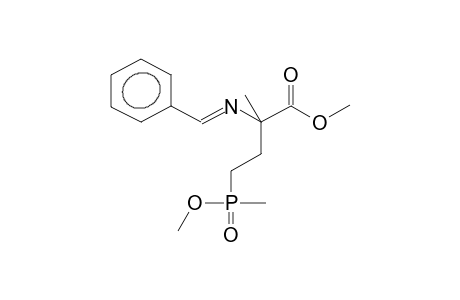 ERYTHRO-METHYL 4-(METHYLMETHOXYPHOSPHORYL)-2-METHYL-2-BENZYLIDENAMINOBUTANOATE (Z/E MIXTURE)