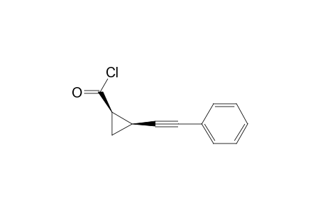 (1R,2S)-2-(2-phenylethynyl)-1-cyclopropanecarbonyl chloride