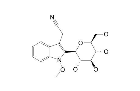 N-METHOXY-INDOLE-3-ACETONITRILE-2-C-BETA-D-GLUCOPYRANOSIDE