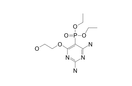 [2,4-DIAMINO-6-(2-HYDROXYETHOXY)-PYRIMIDIN-5-YL]-PHOSPHONIC-ACID-DIETHYLESTER
