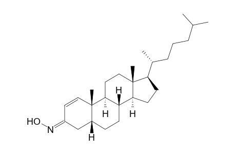 (5R,8S,9S,10R,13R,14S,17R)-10,13-dimethyl-17-[(2R)-6-methylheptan-2-yl]-4,5,6,7,8,9,11,12,14,15,16,17-dodecahydrocyclopenta[a]phenanthren-3-one oxime