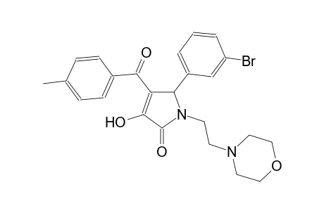 5-(3-bromophenyl)-3-hydroxy-4-(4-methylbenzoyl)-1-[2-(4-morpholinyl)ethyl]-1,5-dihydro-2H-pyrrol-2-one