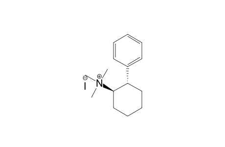 Cyclohexanaminium, N,N,N-trimethyl-2-phenyl-, iodide, trans-