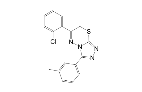 6-(2-chlorophenyl)-3-(3-methylphenyl)-7H-[1,2,4]triazolo[3,4-b][1,3,4]thiadiazine