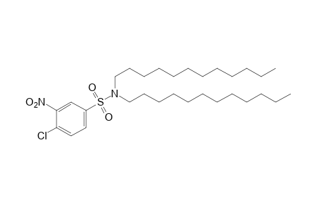 4-chloro-N,N-didodecyl-3-nitrobenzenesulfonamide