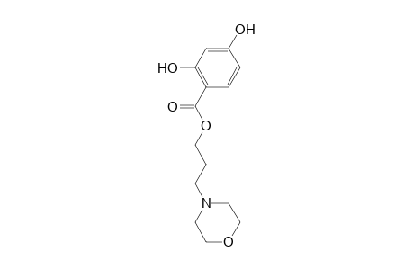 3-(4-Morpholinyl)propyl 2,4-dihydroxybenzoate