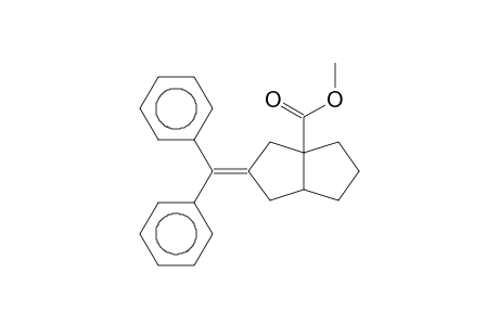 Bicyclo[3.3.0]octane-1-carboxylic acid, 3-(diphenylmethylene)-, methyl ester