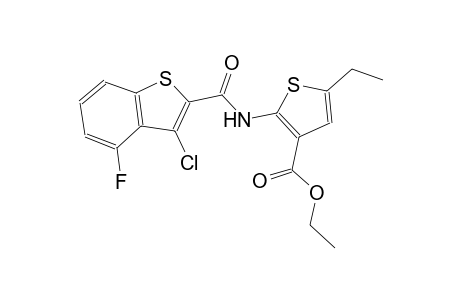 ethyl 2-{[(3-chloro-4-fluoro-1-benzothien-2-yl)carbonyl]amino}-5-ethyl-3-thiophenecarboxylate
