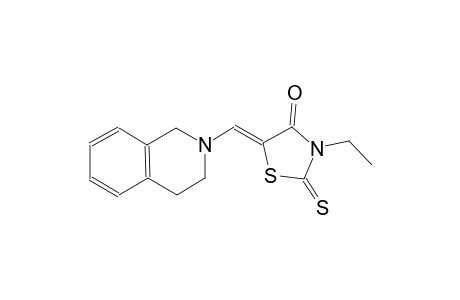 (5Z)-5-(3,4-dihydro-2(1H)-isoquinolinylmethylene)-3-ethyl-2-thioxo-1,3-thiazolidin-4-one