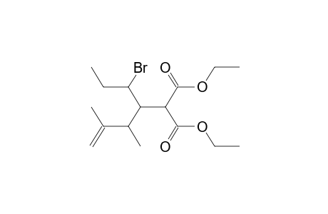 2-ETHOXYCARBONYL-3-(1-BROMOPROPYL)-4,5-DIMETHYL-5-HEXENOIC ACID, ETHYLESTER (DIASTEREOMER MIXTURE)