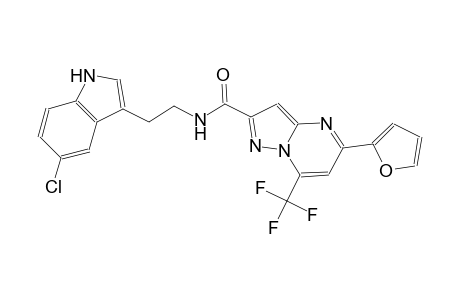 N-[2-(5-chloro-1H-indol-3-yl)ethyl]-5-(2-furyl)-7-(trifluoromethyl)pyrazolo[1,5-a]pyrimidine-2-carboxamide