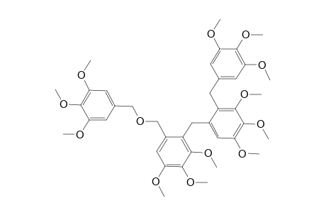 2'-[2"-(3'",4'",5'"-trimethoxybenzyl)-3'',4'',5''-trimethoxybenzyl]-3,4,5-trimethoxybenzyl ether