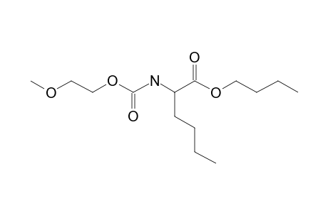 dl-Norleucine, N-(2-methoxyethoxycarbonyl)-, butyl ester