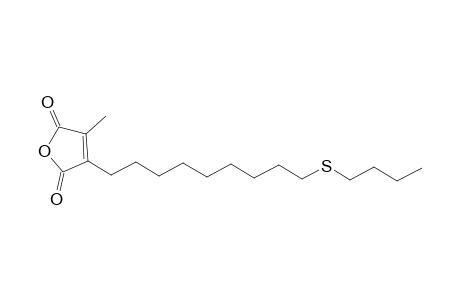 3-(9-(butylthio)nonyl)-4-methylfuran-2,5-dione