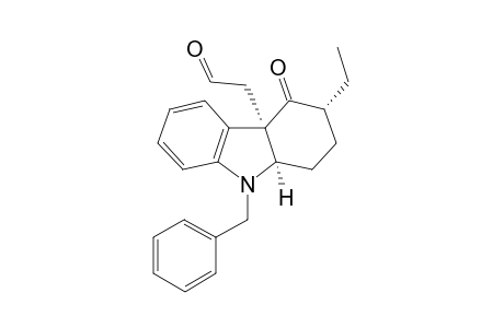 (3R,4aR,9aR)-9-Benzyl-3.alpha.-ethyl-4a-Oxoethylhexahydrocarbazol-4-one