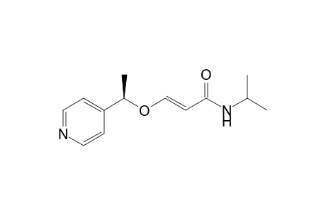 (R)-(E)-N-isopropyl-3-[1-(4-pyridyl)ethoxy]propenamide