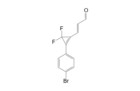 (E)-3-[2-(4-bromophenyl)-3,3-difluoro-1-cyclopropenyl]acrolein