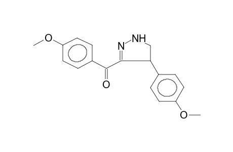 3-(4-METHOXYBENZOYL)-4-(4-METHOXYPHENYL)-2-PYRAZOLINE