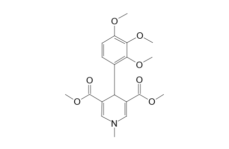 Dimethyl 1-methyl-4-(2,3,4-trimethoxyphenyl)-1,4-dihydro-3,5-pyridinedicarboxylate